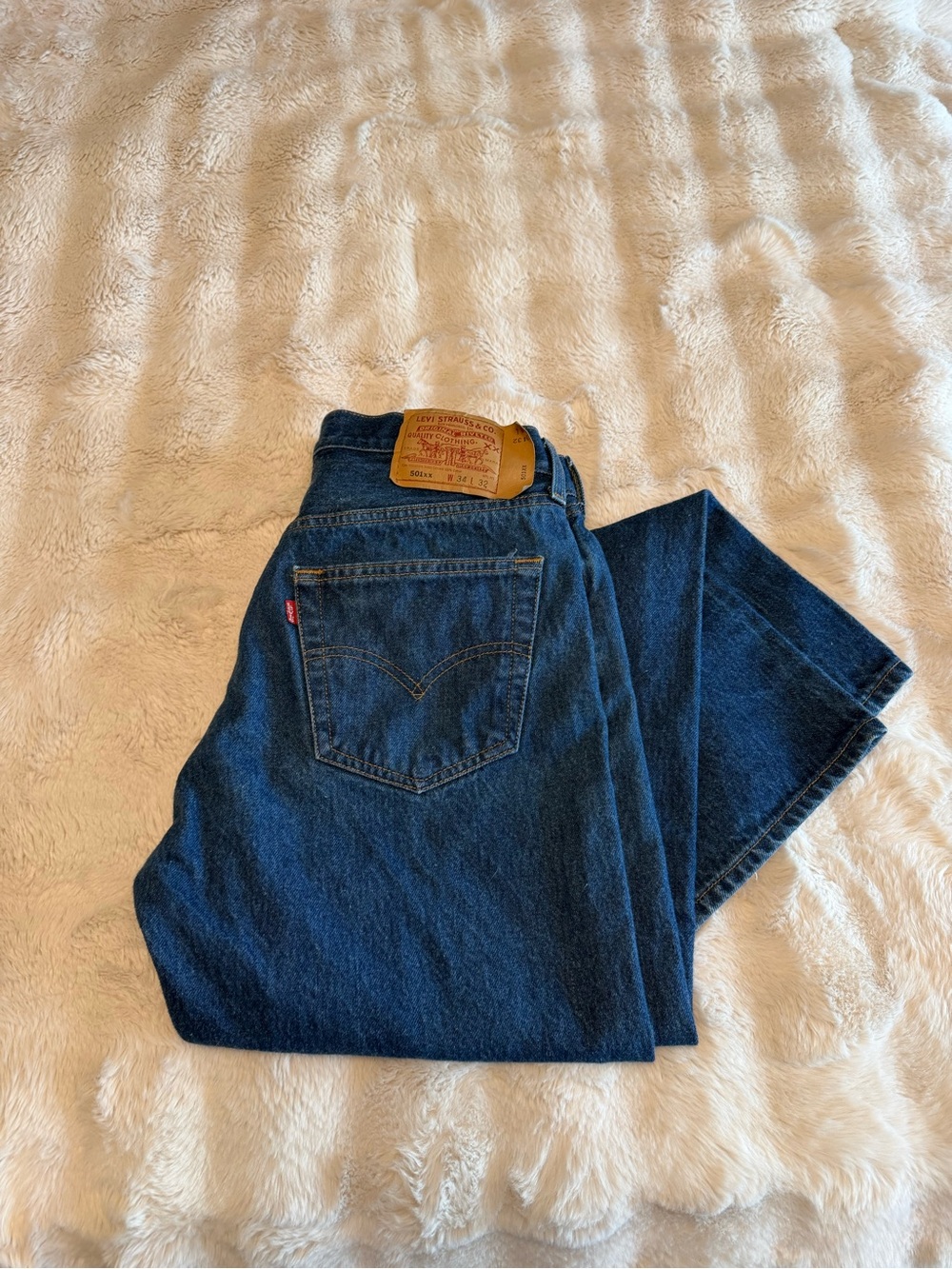 Levi's  501 Men's Indigo Straight-Leg Jeans 34x32